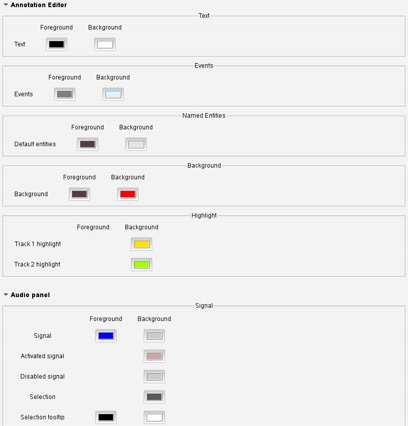 Look'n'Feel configuration