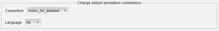 Transcription configuration